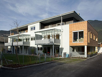 F&W Baumanagement Bauvorhaben: WA Inzing-Alpenländische Heimstätte mit 27 Wohnungen, TG und 1 Geschäftslokal (2007/2008)