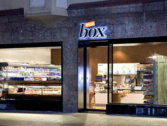 F&W Baumanagement Bauvorhaben: Billa Box Marktgraben/Innsbruck (2010)